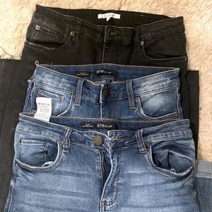 STS blue -  skinny jeans - lot of 3 or sold separately